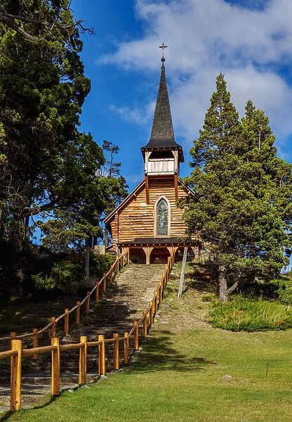 San Eduardo Church, Llao Llao, Nahuel Huapi National Park, Rio Negro Province, Argentina