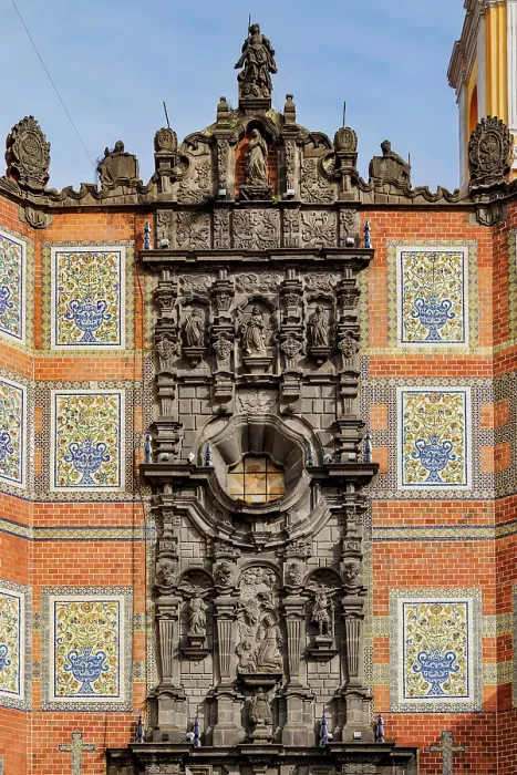 Framed Print : San Francisco Church, detailed view, City of Puebla, Puebla State, Mexico Framed Print : San Francisco Church, detailed view, City of Puebla, Puebla State, Mexico