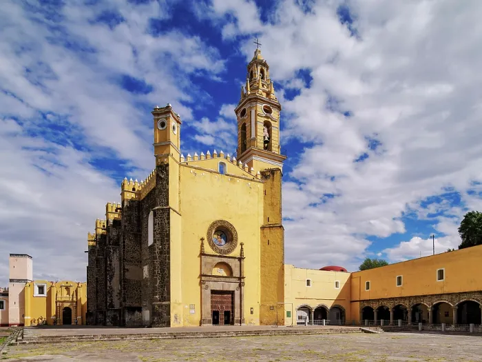 Framed Print : San Gabriel Franciscan Convent, main church, Cholula, Puebla State, Mexico Framed Print : San Gabriel Franciscan Convent, main church, Cholula, Puebla State, Mexico