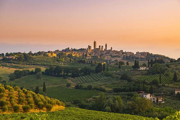 San Gimignano, Siena province, Tuscany, Italy, Europe
