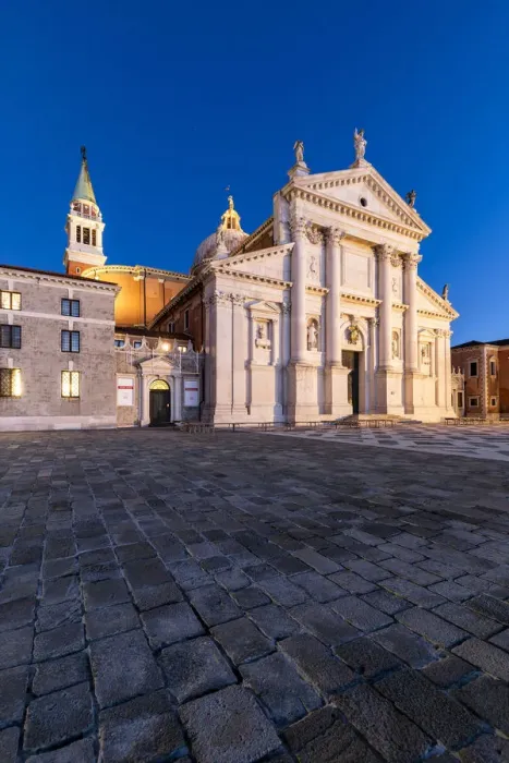 Framed Print : San Giorgio Maggiore church at dusk, Venice, Veneto, Italy, Europe Framed Print : San Giorgio Maggiore church at dusk, Venice, Veneto, Italy, Europe