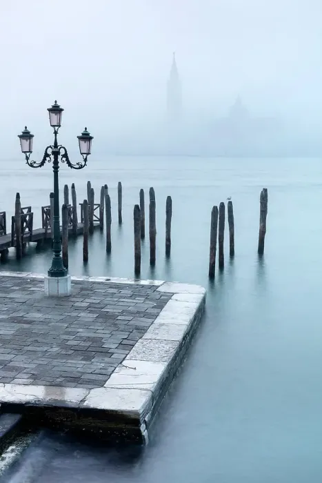Framed Print : San Giorgio Maggiore in the mist, from San Marco, Venice, Italy Framed Print : San Giorgio Maggiore in the mist, from San Marco, Venice, Italy