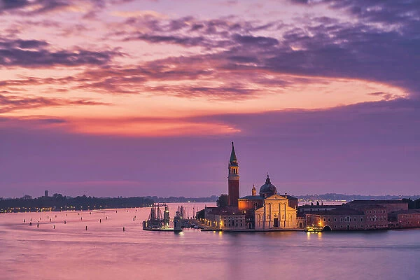 San Giorgio Maggiore at Sunrise, Venice, Italy