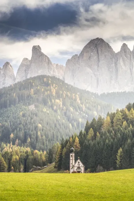 Framed Print : San Giovanni Ranui Church, San Pietro Village, Funes Valley, Bolzano Province, Trentino Alto Adige Framed Print : San Giovanni Ranui Church, San Pietro Village, Funes Valley, Bolzano Province, Trentino Alto Adige