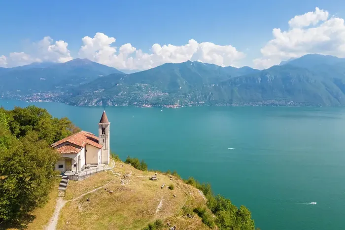 Framed Print : San Martino church in Griante overlooking Lake Como. Griante, Como district, Lombardy, Italy Framed Print : San Martino church in Griante overlooking Lake Como. Griante, Como district, Lombardy, Italy