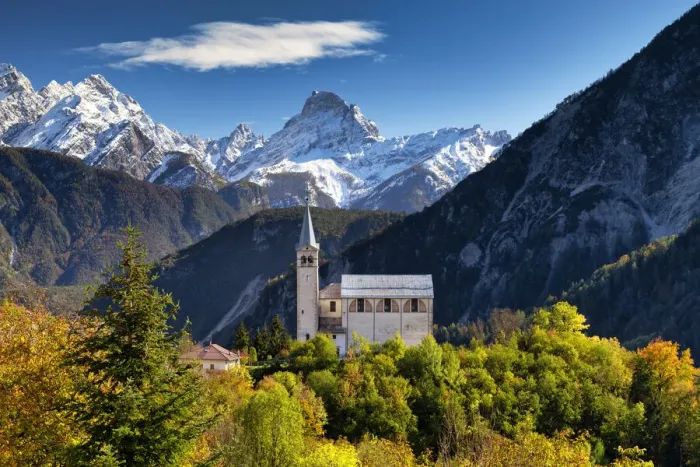 Framed Print : San Martino Church, Valle di Cadore, Belluno, Dolomites, Italy Framed Print : San Martino Church, Valle di Cadore, Belluno, Dolomites, Italy