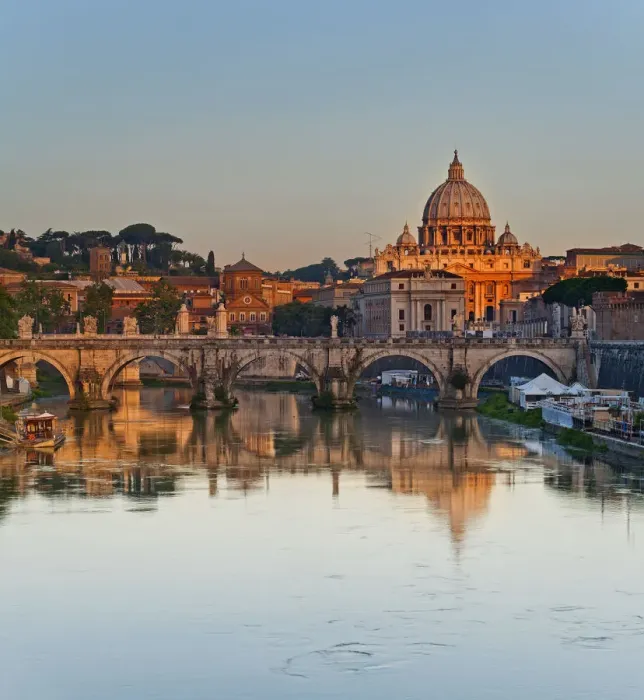 Framed Print : San Peters Basilica and Tiber River, Lazio, Italy Framed Print : San Peters Basilica and Tiber River, Lazio, Italy