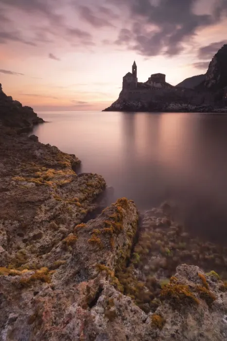 Framed Print : San Pietros Church, near to village of Portovenere, UNESCO World Heritage Site