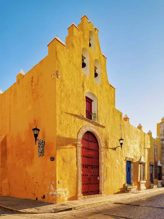 Framed Print : San Roque y San Francisquito Church, Campeche City, Campeche State, Mexico Framed Print : San Roque y San Francisquito Church, Campeche City, Campeche State, Mexico