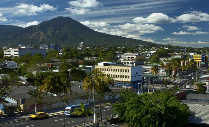 Framed Print : San Salvador, El Salvador, Iconic El Picacho Peak, San Salvador Volcano