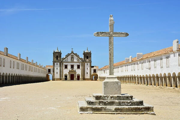 The sanctuary of Cape Espichel. Sesimbra, Portugal