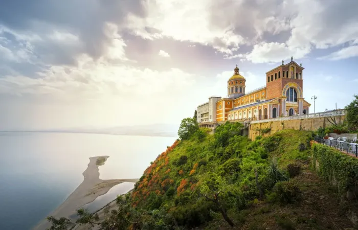 Framed Print : Sanctuary on Tindari. Europe, Italy, Messina province, Sicily, Patti Framed Print : Sanctuary on Tindari. Europe, Italy, Messina province, Sicily, Patti