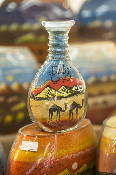 Sand art in a bottle, Dubai, United Arab Emirates