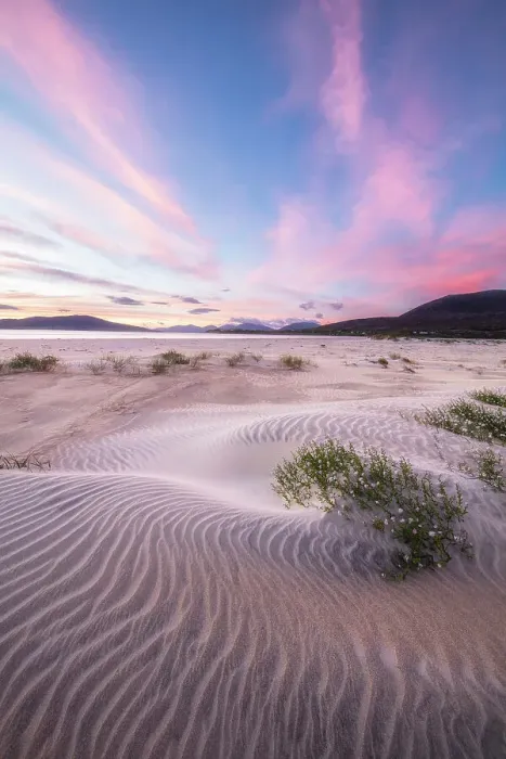 Framed Print : Sand dunes on Seilebost beach looking towards Luskentyre, Isle of Harris, Outer Hebrides, Scotland Framed Print : Sand dunes on Seilebost beach looking towards Luskentyre, Isle of Harris, Outer Hebrides, Scotland