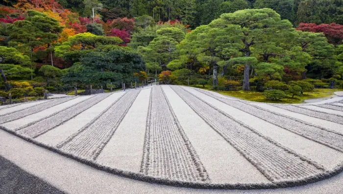Framed Print : Sand Garden at Ginkaku-ji Silver Pavilion in Autumn, Kyoto, Japan Framed Print : Sand Garden at Ginkaku-ji Silver Pavilion in Autumn, Kyoto, Japan