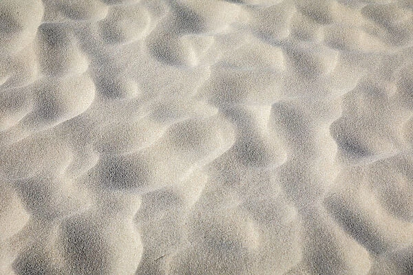 Sand ripples on the beach of Kampen, Sylt, Schleswig-Holstein, Germany