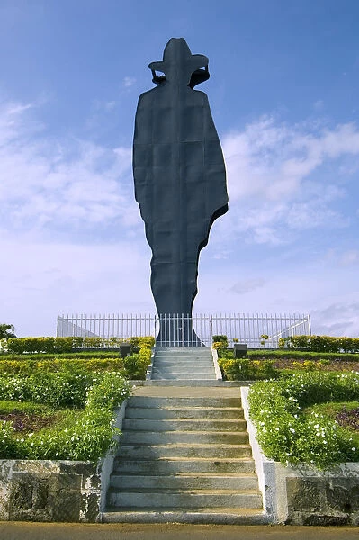 Sandino statue, a Nicaraguan revolutionary, Parque Historico Nacional Loma de Tiscapa