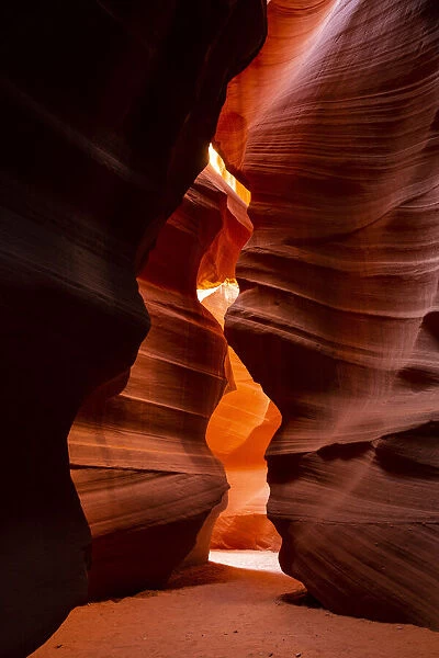Sandstone formation at Upper Antelope Canyon, Slot Canyon, Page, Arizona, USA