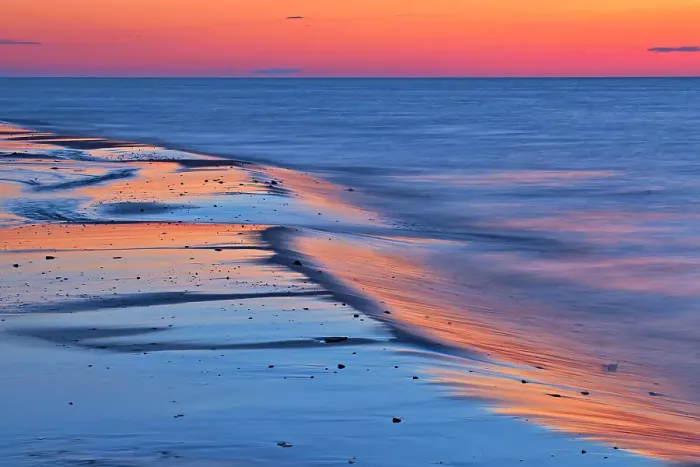 Framed Print : sandy shoreline along the Gulf of St. Lawrence at dusk Cable Head, Prince Edward Island, Canada Framed Print : sandy shoreline along the Gulf of St. Lawrence at dusk Cable Head, Prince Edward Island, Canada