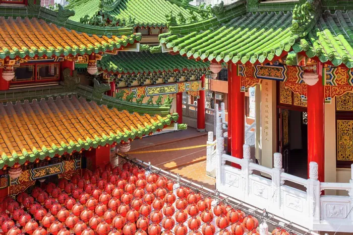 Framed Print : Sanfong Temple, Kaohsiung, Taiwan Framed Print : Sanfong Temple, Kaohsiung, Taiwan