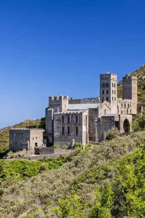 Framed Print : Sant Pere de Rodes benedictine monastery, El Port de la Selva, Costa Brava, Catalonia Framed Print : Sant Pere de Rodes benedictine monastery, El Port de la Selva, Costa Brava, Catalonia