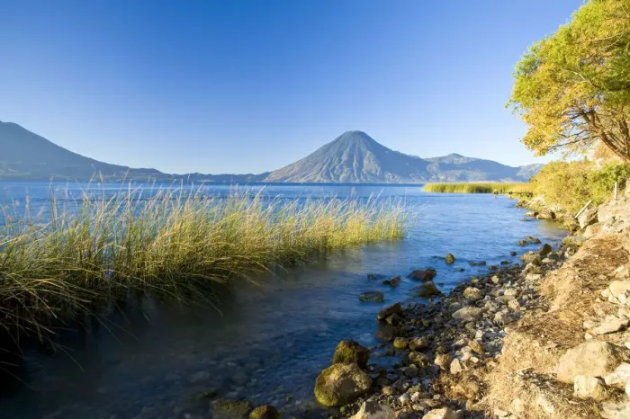 Framed Print : Santa Cruz La Laguna, Lake Atitlan, Western Highlands, Guatemala, Central America