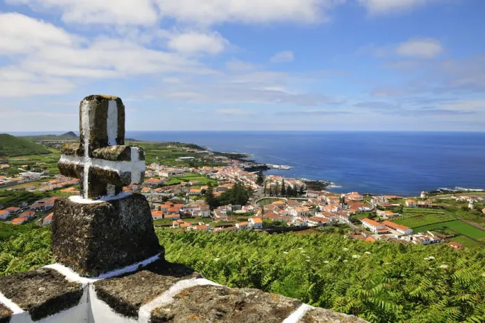 Framed Print : Santa Cruz, the main town of the island. Graciosa, Azores islands, Portugal Framed Print : Santa Cruz, the main town of the island. Graciosa, Azores islands, Portugal
