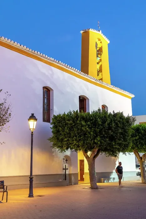 Framed Print : Santa Gertrudis de Fruitera Church at Dusk, Santa Gertrudis de Fruitera, Ibiza, Balearic Islands, Spain Framed Print : Santa Gertrudis de Fruitera Church at Dusk, Santa Gertrudis de Fruitera, Ibiza, Balearic Islands, Spain