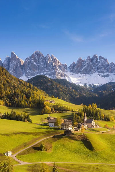 Santa Madgalena in Funes, South Tyrol region, Trentino Alto Adige, Bolzano district