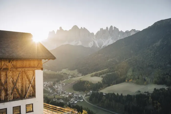 Framed Print : Santa Magdalena village with Odle Mountain Group on the background. Funes valley, South Tyrol, Italy Framed Print : Santa Magdalena village with Odle Mountain Group on the background. Funes valley, South Tyrol, Italy