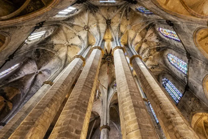Framed Print : Santa Maria del Mar church, Barcelona, Catalonia, Spain Framed Print : Santa Maria del Mar church, Barcelona, Catalonia, Spain