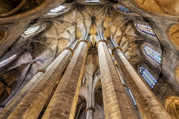 Santa Maria del Mar church, Barcelona, Catalonia, Spain