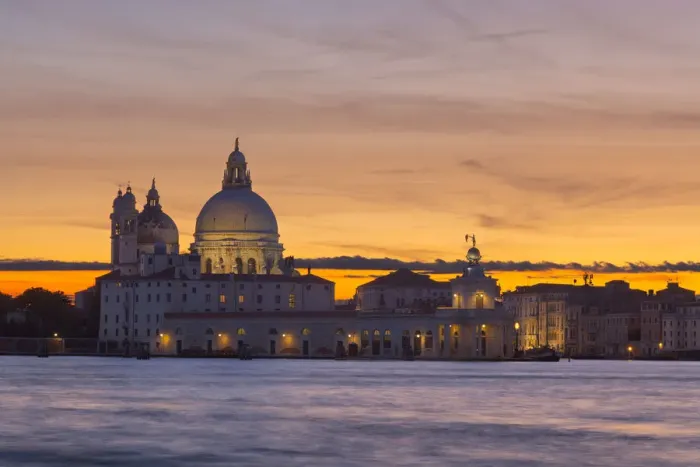 Framed Print : Santa Maria della Salute Basilica from San Giorgio Maggiore Island at dusk, Venice Framed Print : Santa Maria della Salute Basilica from San Giorgio Maggiore Island at dusk, Venice