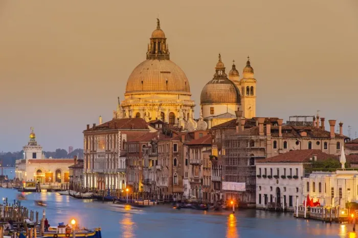 Framed Print : Santa Maria della Salute church and Grand Canal at sunset, Venice, Veneto, Italy Framed Print : Santa Maria della Salute church and Grand Canal at sunset, Venice, Veneto, Italy