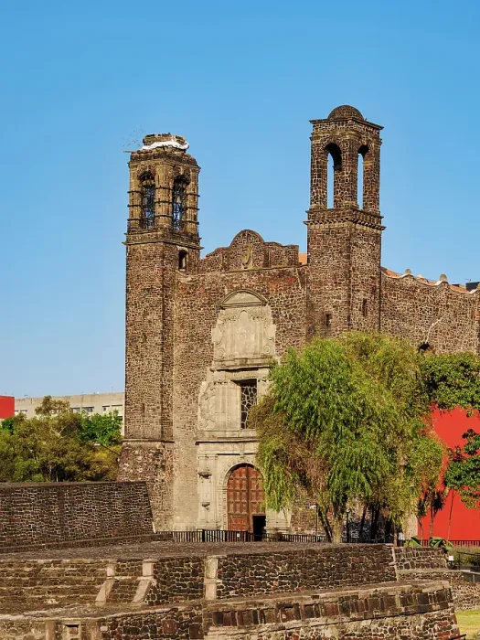 Framed Print : Santiago Apostol Church and Tlatelolco Archaeological Site, Plaza de las Tres Culturas, Mexico City, Mexico Framed Print : Santiago Apostol Church and Tlatelolco Archaeological Site, Plaza de las Tres Culturas, Mexico City, Mexico