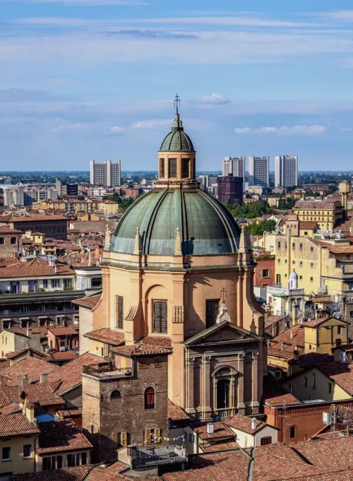 Framed Print : Santuario di Santa Maria della Vita, elevated view, Bologna, Emilia-Romagna, Italy