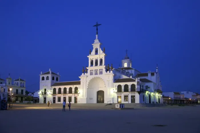 Framed Print : Santuario de la Virgen del Rocio, Parque Natural de Donana, El Rocio, Costa de la Luz Framed Print : Santuario de la Virgen del Rocio, Parque Natural de Donana, El Rocio, Costa de la Luz