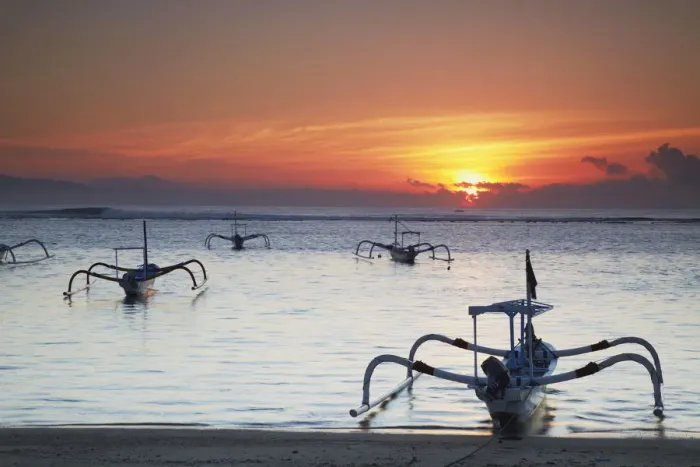 Framed Print : Sanur beach at dawn, Bali, Indonesia Framed Print : Sanur beach at dawn, Bali, Indonesia