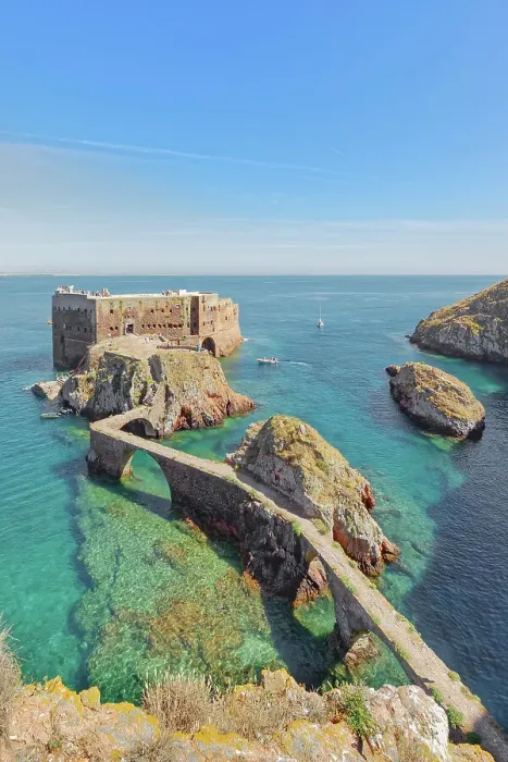Framed Print : Sao Joao Baptista's fort, Berlenga Grande Island, Portugal