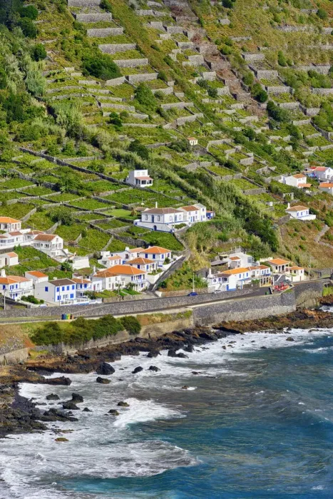 Framed Print : Sao Lourenco Bay (Baia de Sao Lourenco) with terraced vineyards facing the sea Framed Print : Sao Lourenco Bay (Baia de Sao Lourenco) with terraced vineyards facing the sea