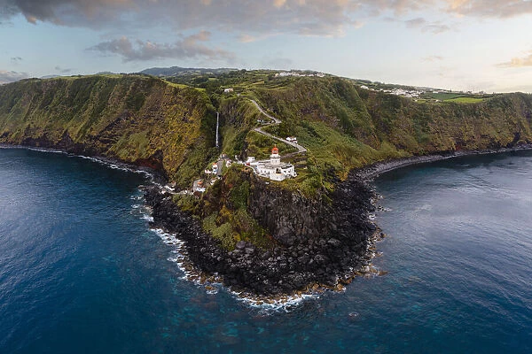 Sao Miguel island, Azores, Portugal. Ponta do Arnel lighthouse