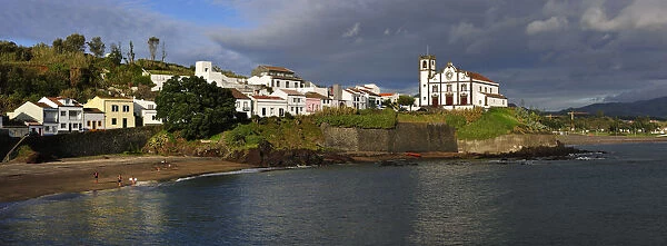 Sao Roque village and beach. Sao Miguel, Azores islands, Portugal