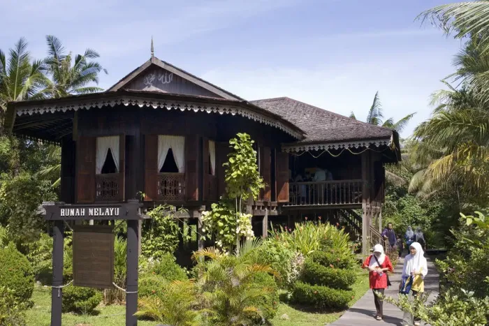 Framed Print : Sarawak Cultural Village, Kuching, Borneo, Malaysia