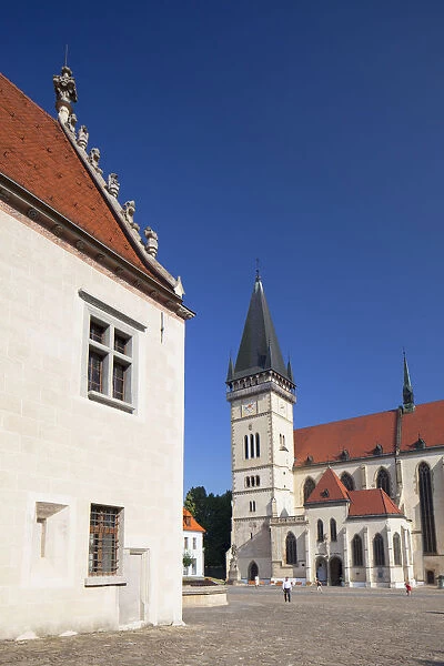 Saris Museum and Basilica of St Egidius in Radnicne Square, Bardejov (UNESCO World