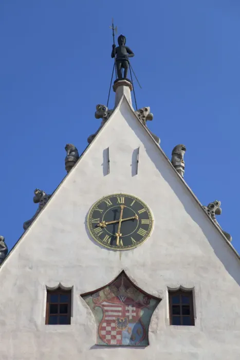 Framed Print : Detail on Saris Museum in Radnicne Square, Bardejov (UNESCO World Heritage Site)