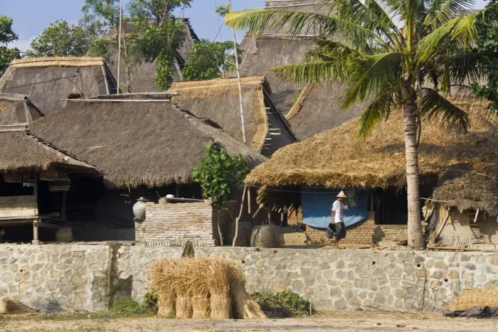 Framed Print : Sasak village nr Kuta, Lombok, Indonesia Framed Print : Sasak village nr Kuta, Lombok, Indonesia