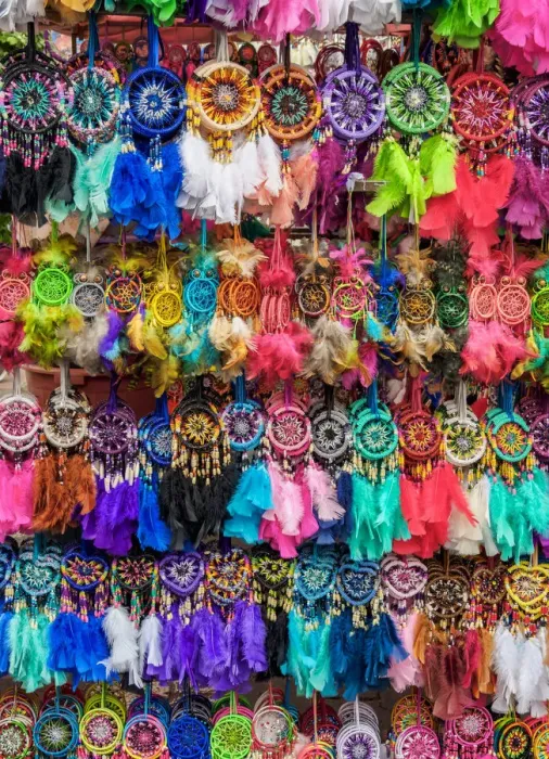 Framed Print : Saturday Handicraft Market, Plaza de los Ponchos, Otavalo, Imbabura Province, Ecuador