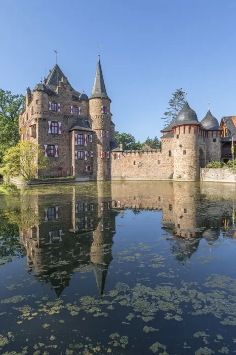 Framed Print : Satzvey castle, Eifel, North Rhine Westphalia, Germany