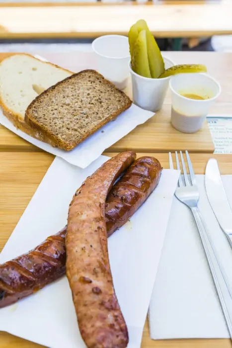 Framed Print : Sausage, Old Town, Warsaw, Poland, Europe Framed Print : Sausage, Old Town, Warsaw, Poland, Europe