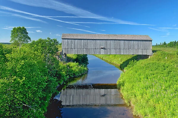 Sawmill Creek #1 Covered bridge across Sawmill Creek Riverside-Albert, New Brunswick, Canada